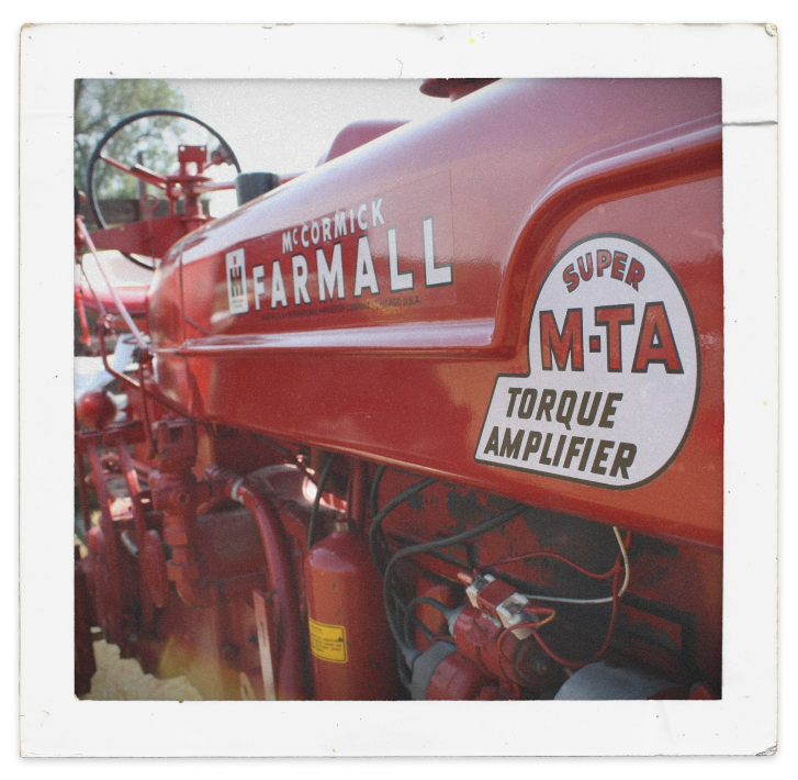 Front end of Farmall M-TA
